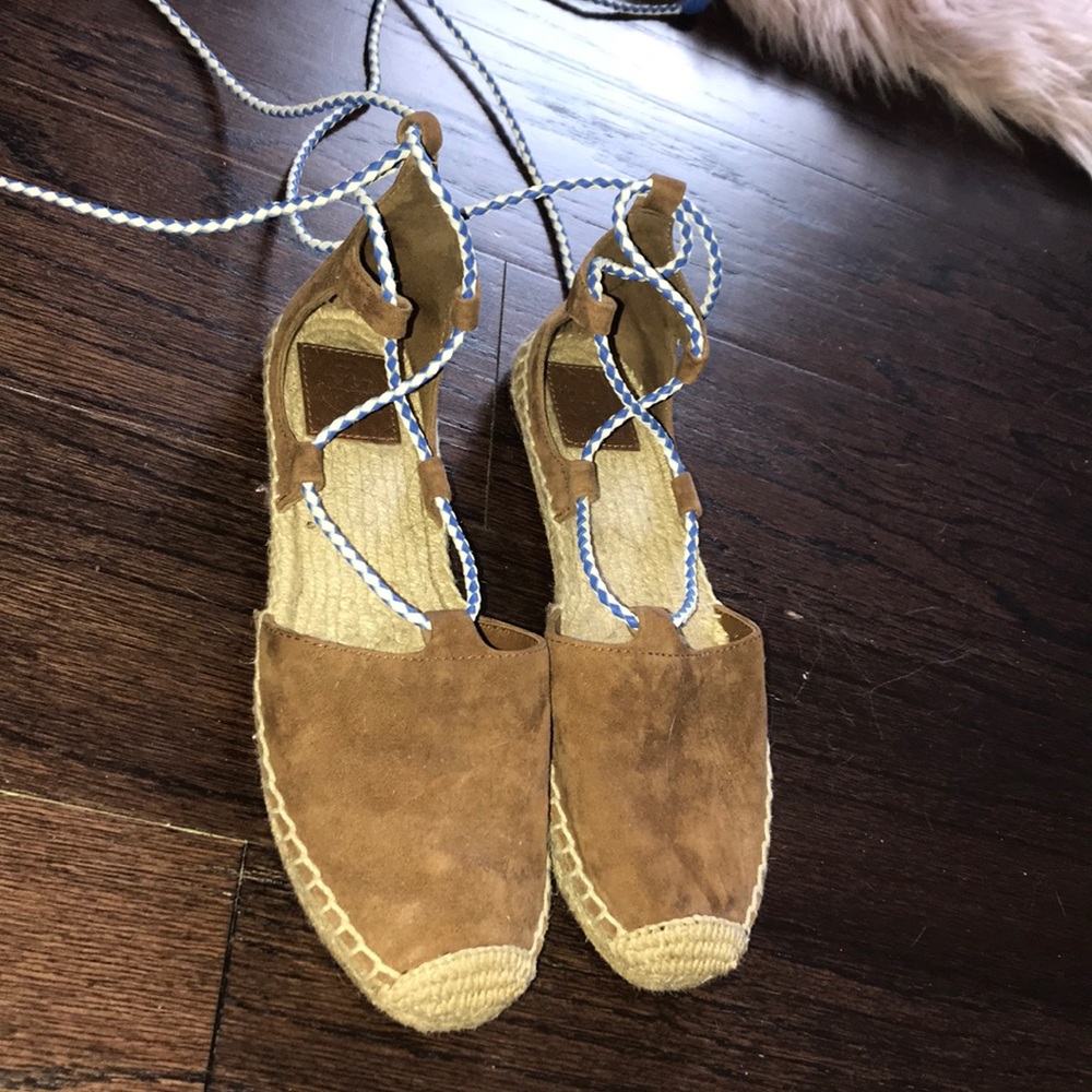 tory burch lace up espadrilles